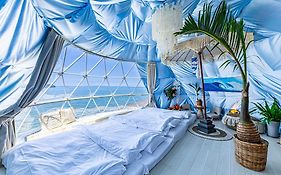 Itoshima Sdgs Village Chikyu Mirai -海の大パノラマ-全室オーシャンビューのドームテント